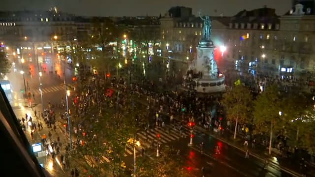 Des tensions ont éclaté samedi à Paris en marge de la manifestation contre le projet de loi "sécurité globale"