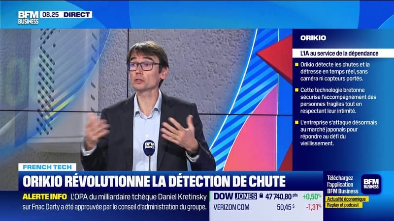 French Tech : Santé, Orikio détecte les chutes en direct - 10/03