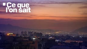 Le ciel de Téhéran après les frappes israéliennes le 26 octobre 2024