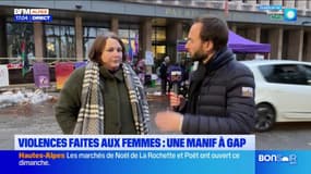 Gap: une manifestation contre les violences faites aux femmes