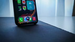 L'assistant vocal Siri sur un iPhone.