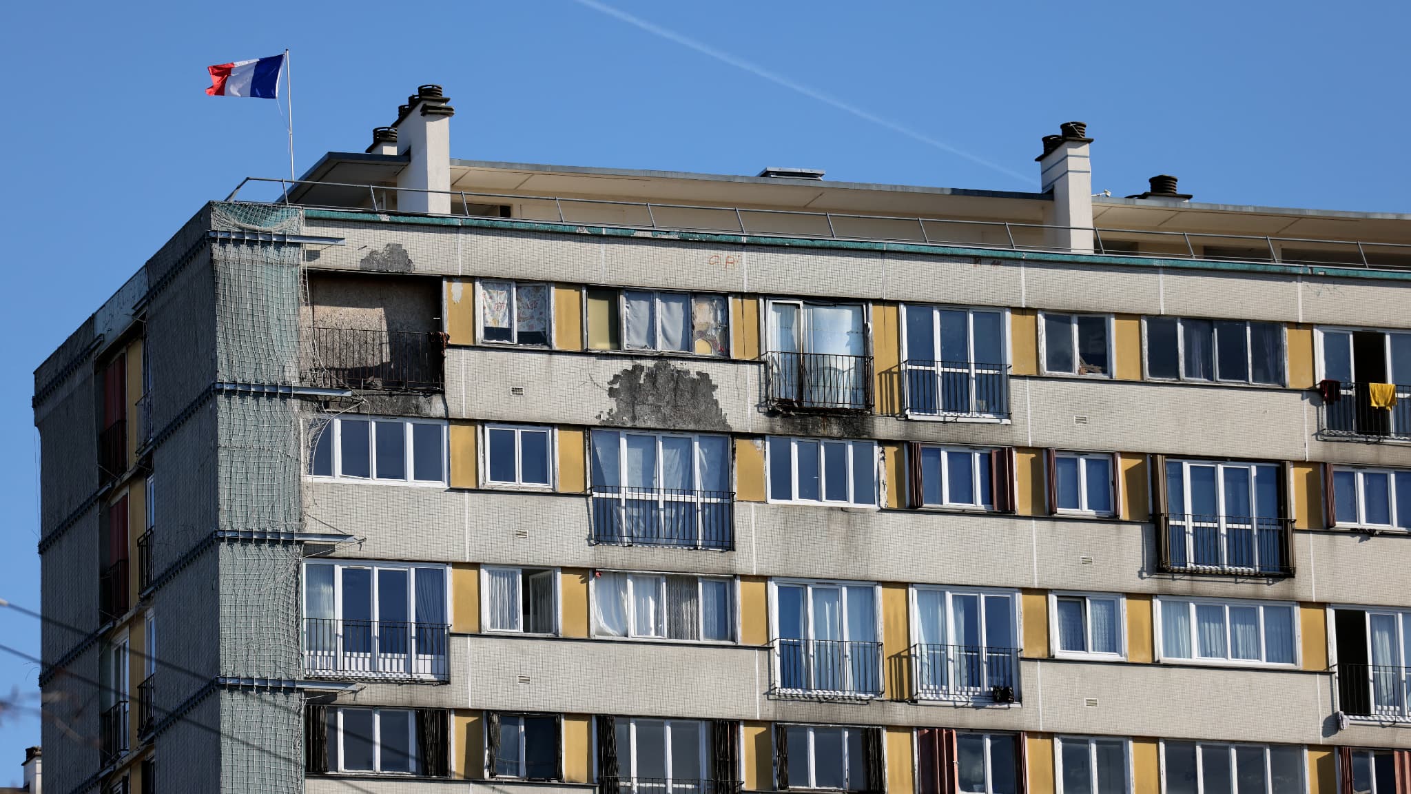 Résidence Le Chêne Pointu à Clichy-sous-Bois, le 9 février 2022