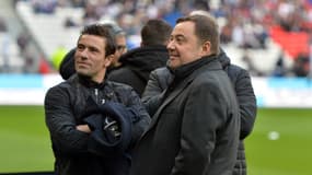 Sébastien Larcier (à gauche), avec Olivier Delcourt, président de Dijon