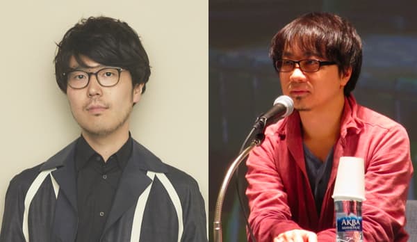 Le producteur Genki Kawamura et le réalisateur Makoto Shinkai