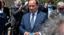 François Hollande au Creusot le 9 mai 2021, pour le 40e anniversaire de l'élection de François Mitterrand.