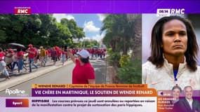 Martinique: “Je suis attristée de voir qu’on est obligé de manifester !” exprime Wendie Renard  