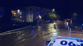 Les inondations à Mandelieu
