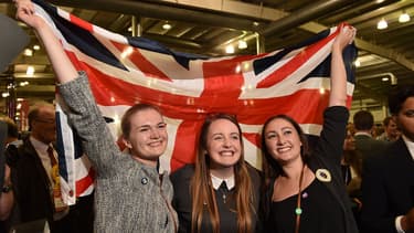 En Ecosse, après l'annonce des résultats du vote.