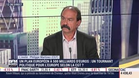 Philippe Martinez sur le plan de relance européen: "c'est une annonce et on sait que malheureusement de nombreux pays européens vont dire non", pour Philippe Martinez