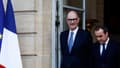 Le ministre de l'Economie et des Finances Roland Lescure et le Premier ministre Sébastien Lecornu à Matignon en avril 2026.