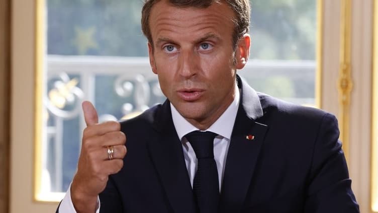 Emmanuel Macron le 5 septembre dernier à l'Elysée.