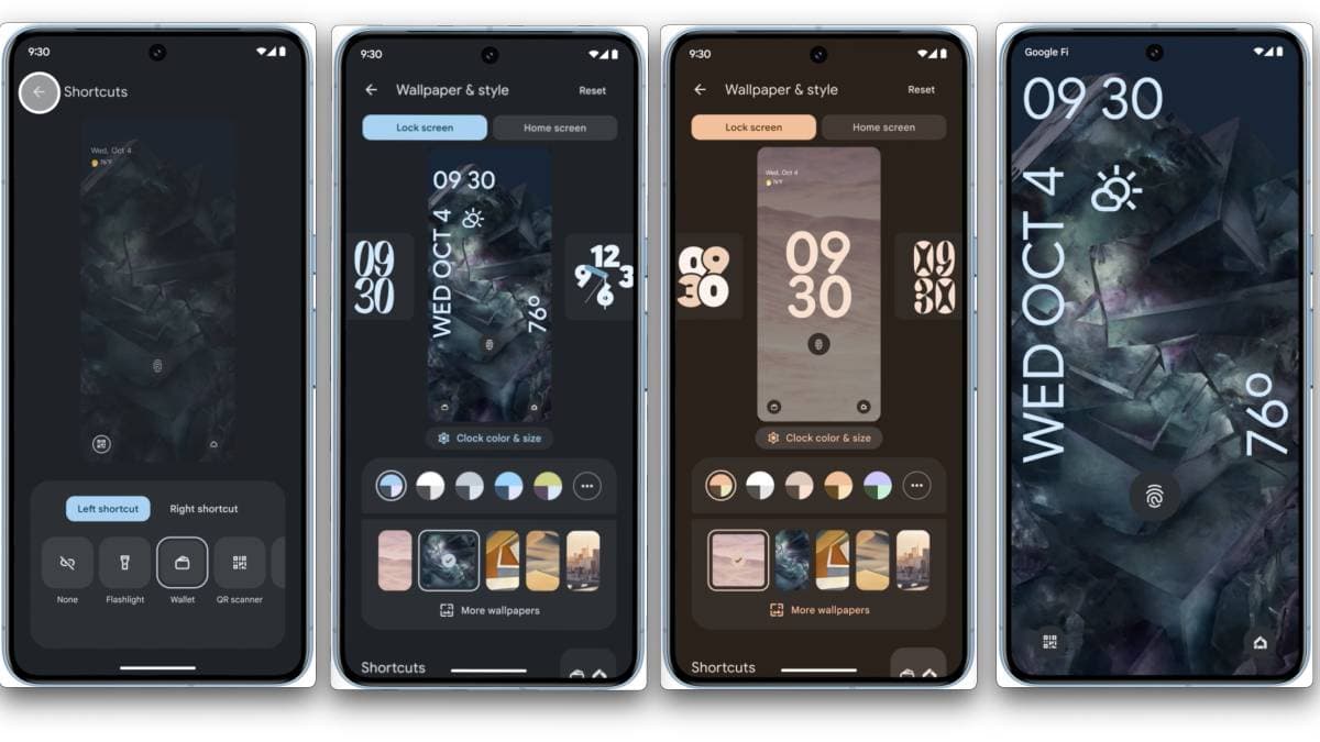 Android 14 permet de personnaliser son fond d'écran