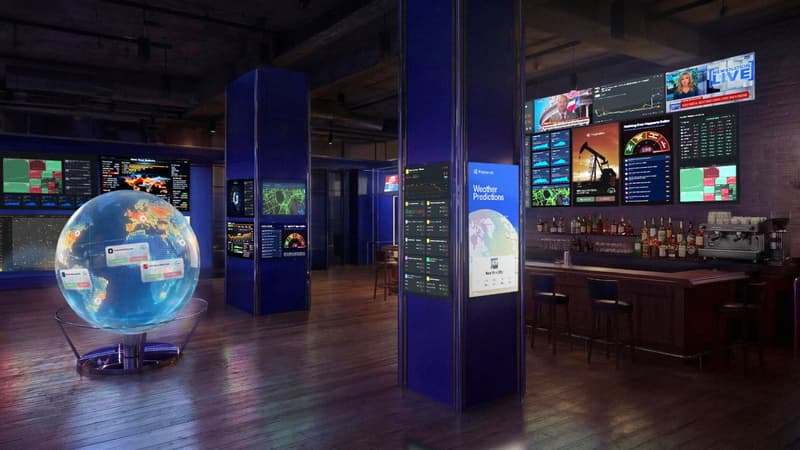 "Un casino nouvelle génération": c'est quoi "The Situation Room", le bar de Polymarket qui permet aux utilisateurs de parier sur tout, y compris la destruction de l'humanité