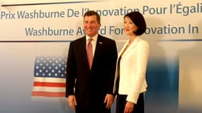 L'ambassadeur Charles Rivkin, vanté à Fleur Pellerin les mérites de la diversité.