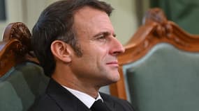 Emmanuel Macron à Bern (Suisse) le 16 novembre 2023