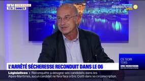 Sécheresse dans les Alpes-Maritimes: "une année inquiétante" selon l'hydrogéologue Eric Gilli