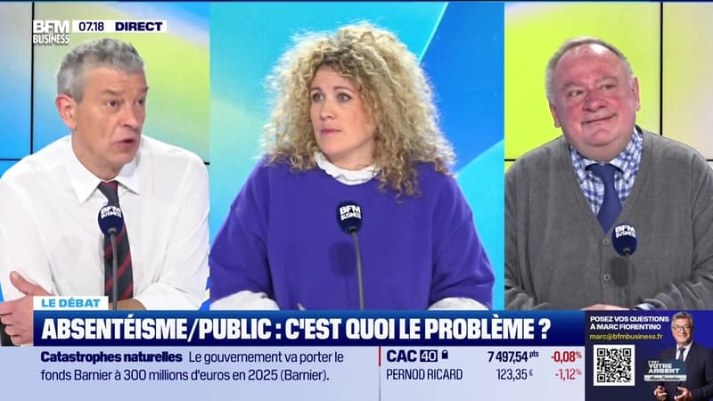 Nicolas Doze face à Jean-Marc Daniel : Absentéisme/Public, c'est quoi le problème ? - 28/10