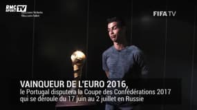 Cristiano Ronaldo refuse de toucher la Coupe des Confédérations