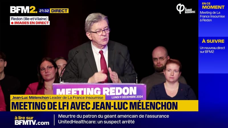 Jean-Luc Mélenchon au meeting de Redon: 