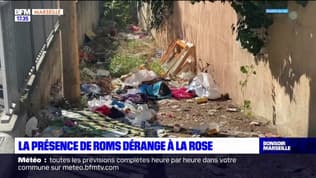 Marseille: la présence de Roms dérange à La Rose