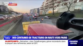 Agriculteurs en colère: les tracteurs sont désormais sur le périphérique parisien 