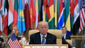 Donald Trump, le 21 mai 2017, en Arabie Saoudite