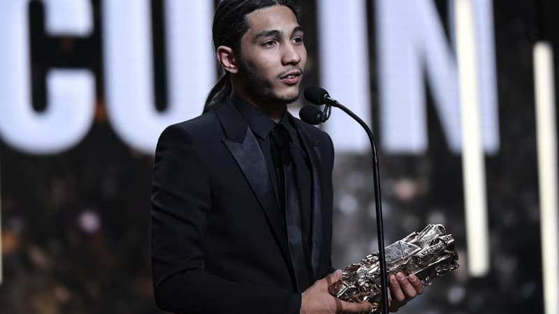 L'acteur Dylan Robert lors des César à Paris, le 22 février 2019.