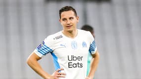 L'attaquant de l'OM Florian Thauvin face à Angers le 16 mai 2021