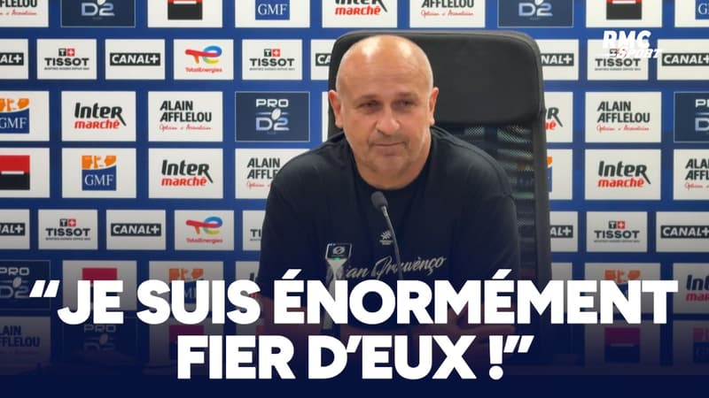 Vannes-Provence Rugby : Philippe Saint-André salue la performance de ses joueurs malgré la défaite en finale