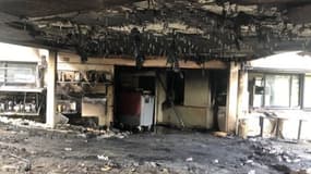 L'incendie a eu lieu très tôt ce lundi matin à l'Amphitryon à Colomiers (Haute-Garonne) - 