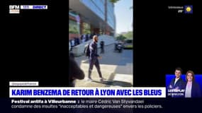 Karim Benzema de retour à Lyon avec les bleus