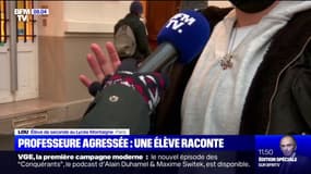 "Elle est tombée par terre en sang": une élève du lycée Montaigne à Paris témoigne de l'agression de sa professeure en plein cours