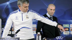 José Mourinho et Zinedine Zidane