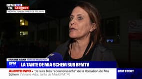 "C'est la plus belle journée que j'ai vécue ces deux derniers mois": La tante de Mia Schem réagit sur BFMTV à la libération de sa nièce par le Hamas 