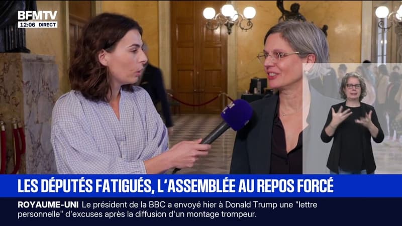 "Une manière de faire traîner les débats": Sandrine Rousseau réagit à la décision de mettre en pause les débats de l'examen du projet de loi de finances ce week-end