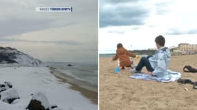 +15°C en 24h. À Biarritz, l'incroyable changement de paysage du jour au lendemain