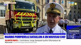 Marseille: les marins-pompiers ont un nouveau commandant