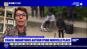 Crack à Paris: Nathalie Latour, déléguée de Fédération Addiction, "pas favorable" à un nouveau déplacement des consommateurs de stupéfiants