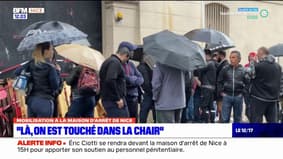 Nice: les agents pénitentiaires mobilisés en hommage à leurs collègues tués en Normandie