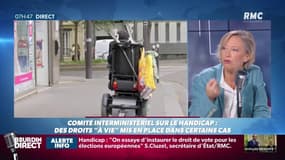 "Les handicapés doivent avoir le droit de se marier et de divorcer" annonce la secrétaire d'Etat Sophie Cluzel sur RMC