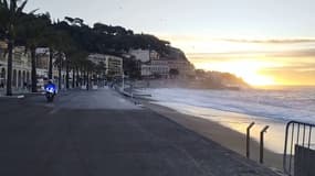 Vigilance submersion: les images du coup de mer à Nice