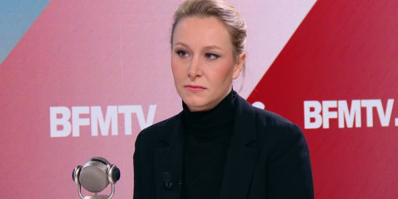 Marion Maréchal le 15 décembre sur le plateau de RMC/BFMTV