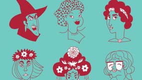Détail de la couverture des Culottées de Pénélope Bagieu