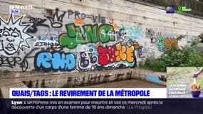 Tags sur les quais de Saône : le revirement de la métropole 