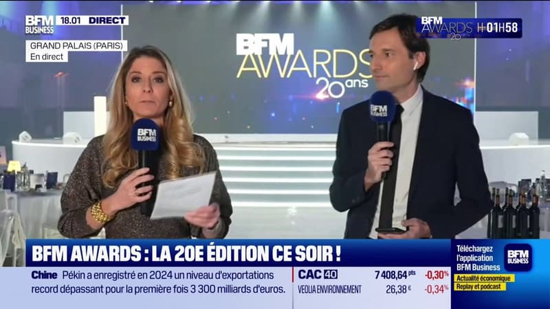 Suivez ce soir la vingtième édition des BFM Awards à 20 heures sur les antennes de BFM Business