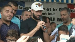 Nabil Fekir de retour à Vaulx-en-Velin