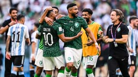 La joie des Saoudiens après la victoire face à l'Argentine