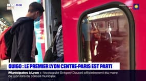 Ouigo: le premier Lyon centre-Paris est parti