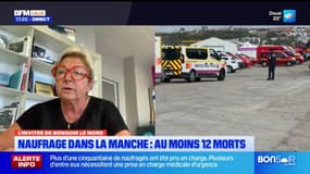 Natacha Bouchart, maire de Calais, ne constate pas de départ de migrants depuis sa commune mais ils "s'organisent ici"