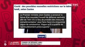 Le monde de Macron : Conseil de défense lundi, nouvelles restrictions ? - 03/12